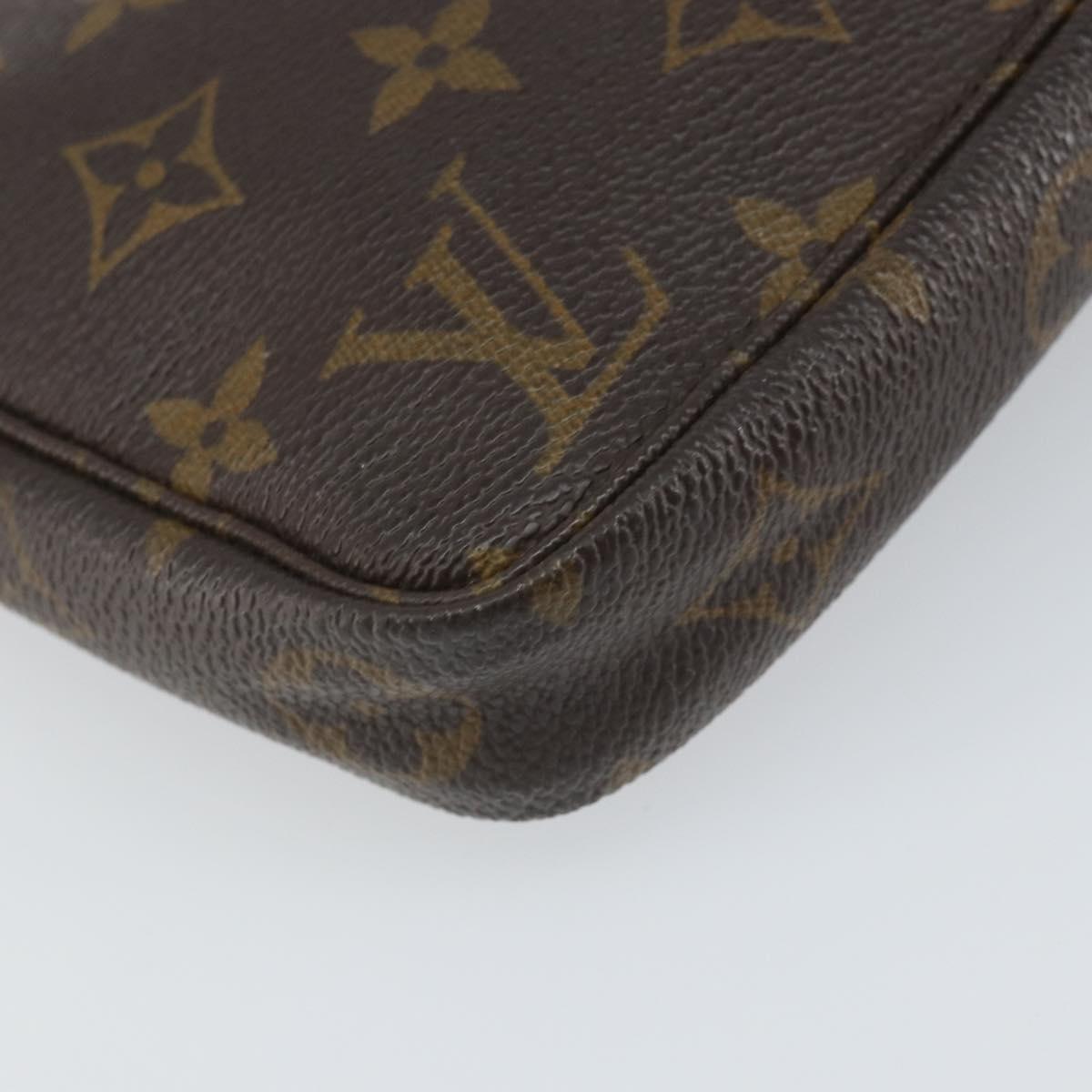 LOUIS VUITTON Monogram Pochette Accessoires Pouch M51980 LV Auth 163379