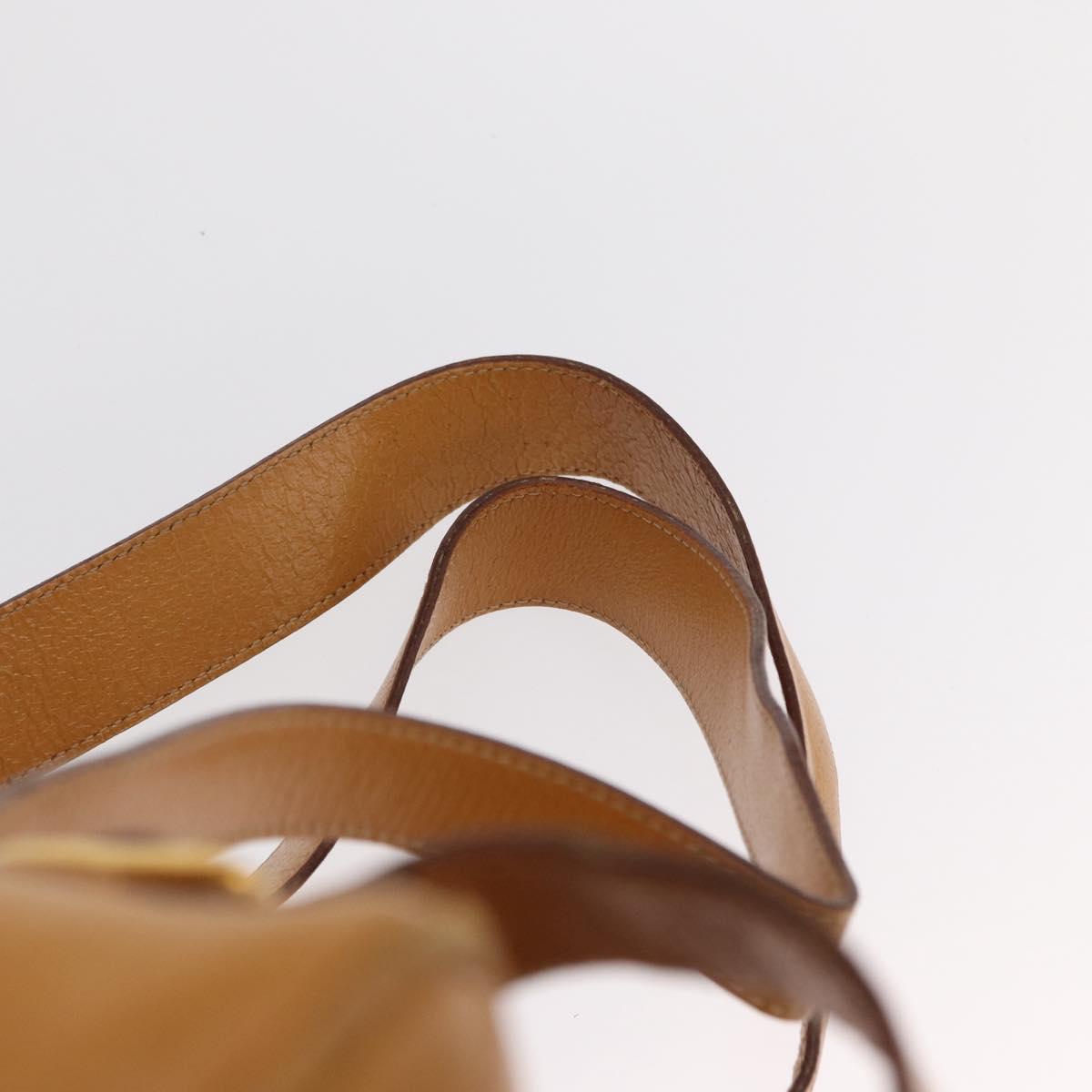 GUCCI Bamboo Backpack Leather Brown Gold 003 2058 0016 Auth 163387