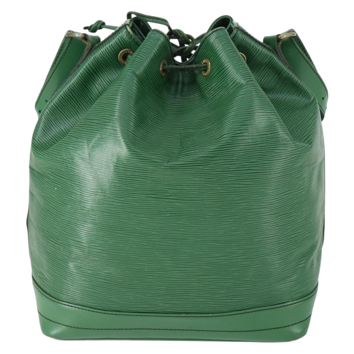 LOUIS VUITTON Epi Noe Shoulder Bag Green M44004 LV Auth 163431