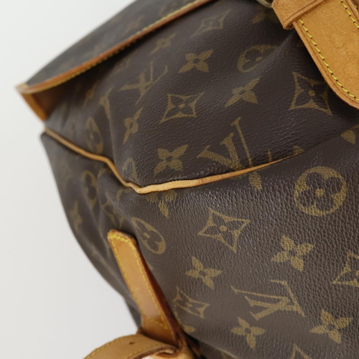 LOUIS VUITTON Monogram Saumur 43 Shoulder Bag M42252 LV Auth 163436