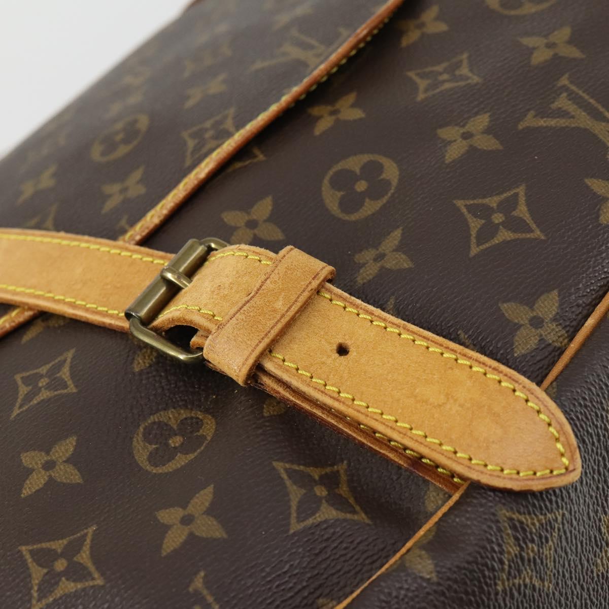 LOUIS VUITTON Monogram Saumur 43 Shoulder Bag M42252 LV Auth 163436