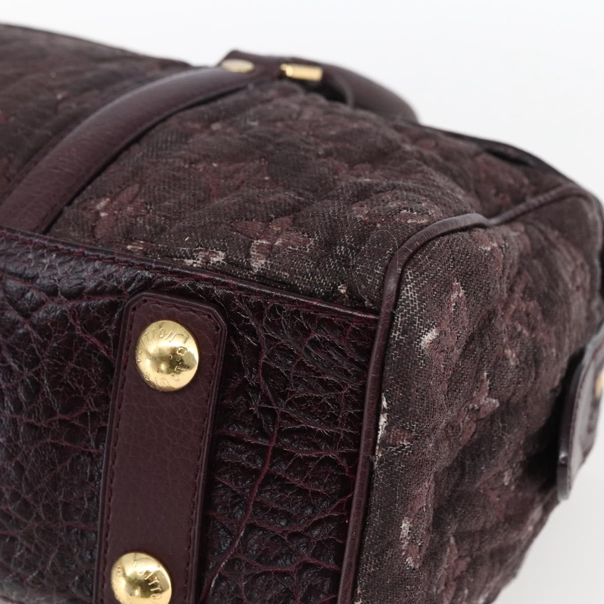 LOUIS VUITTON Monogram Voluptuous Tote Bag Bordeaux M93474 LV Auth 163445
