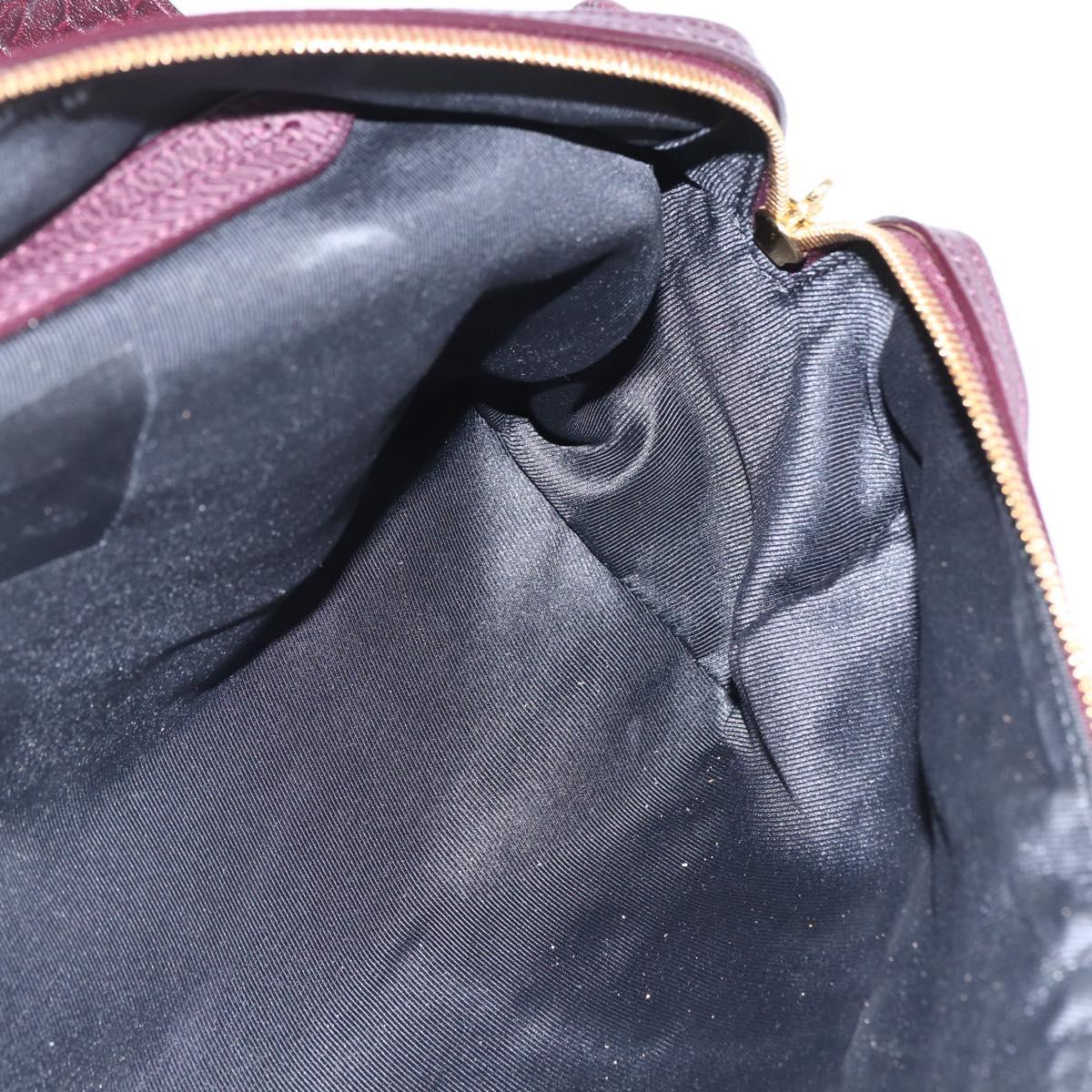 LOUIS VUITTON Monogram Voluptuous Tote Bag Bordeaux M93474 LV Auth 163445