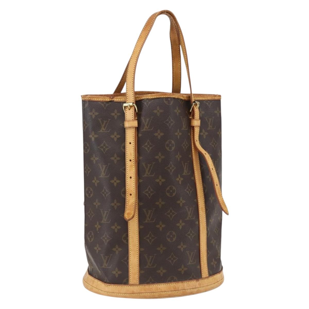 LOUIS VUITTON Monogram Bucket GM Shoulder Bag M42236 LV Auth 163448