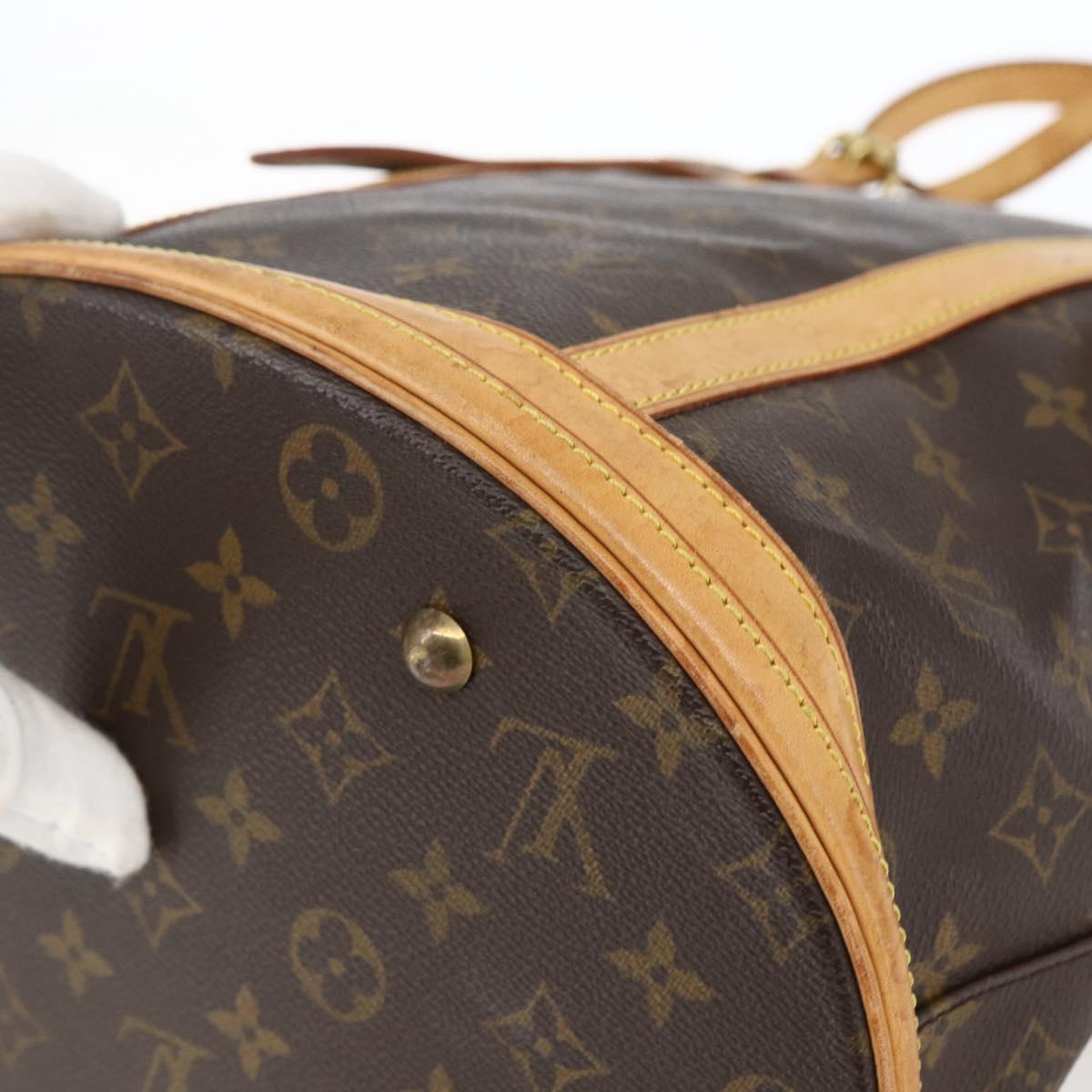LOUIS VUITTON Monogram Bucket GM Shoulder Bag M42236 LV Auth 163448