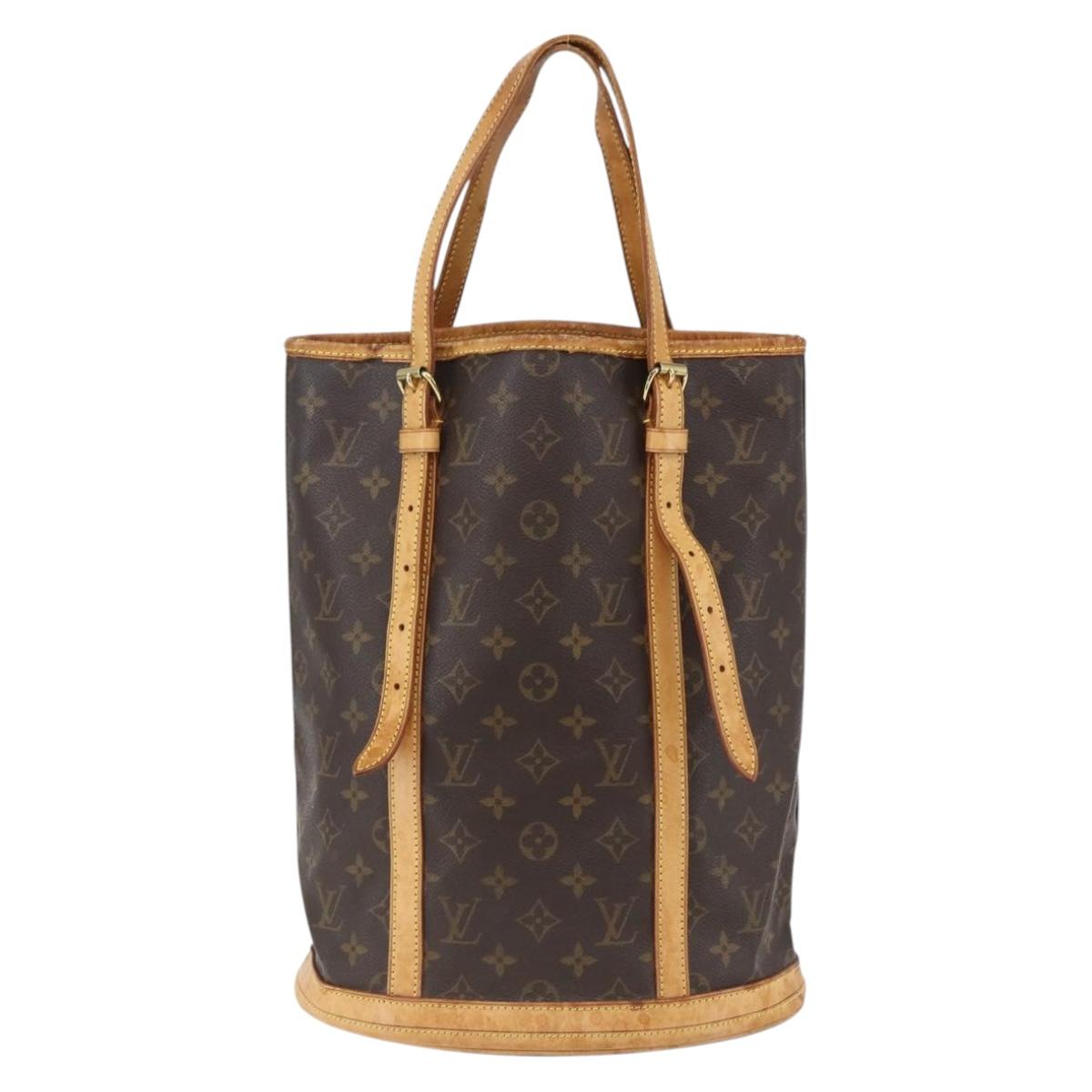 LOUIS VUITTON Monogram Bucket GM Shoulder Bag M42236 LV Auth 163448