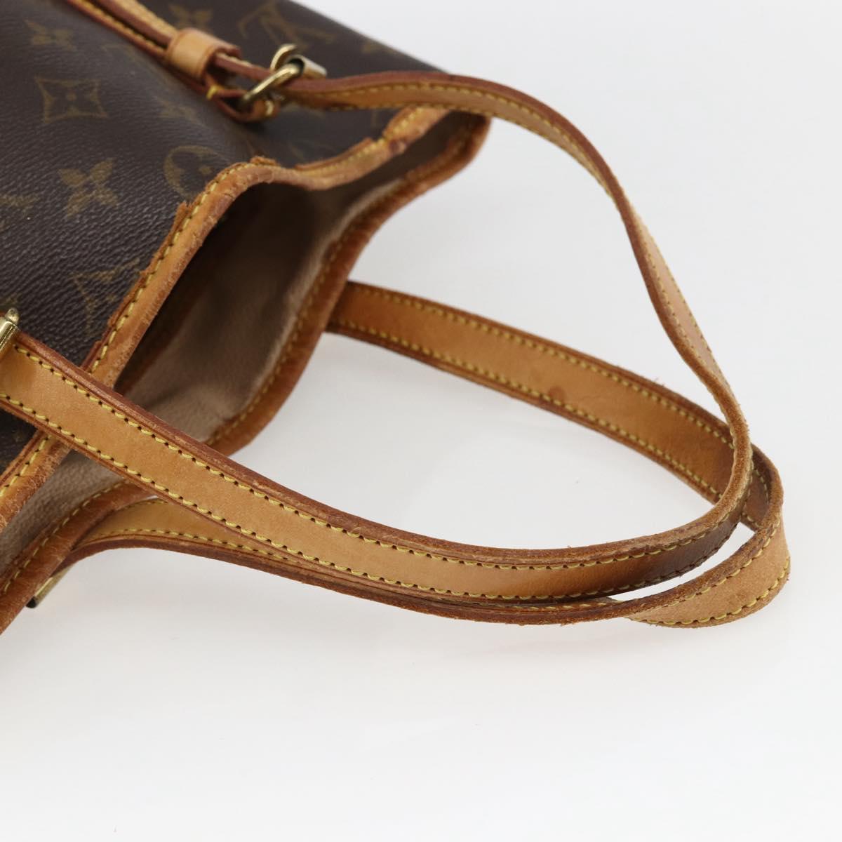 LOUIS VUITTON Monogram Bucket GM Shoulder Bag M42236 LV Auth 163448