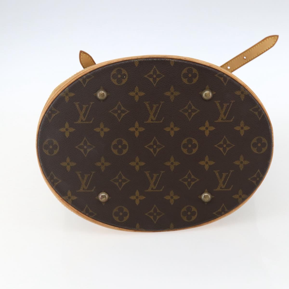 LOUIS VUITTON Monogram Bucket GM Shoulder Bag M42236 LV Auth 163448