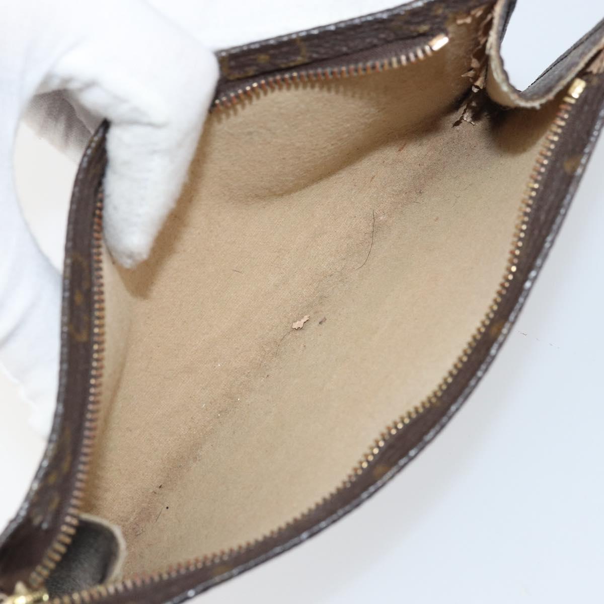 LOUIS VUITTON Monogram Bucket GM Accessory Pouch LV Auth 163449