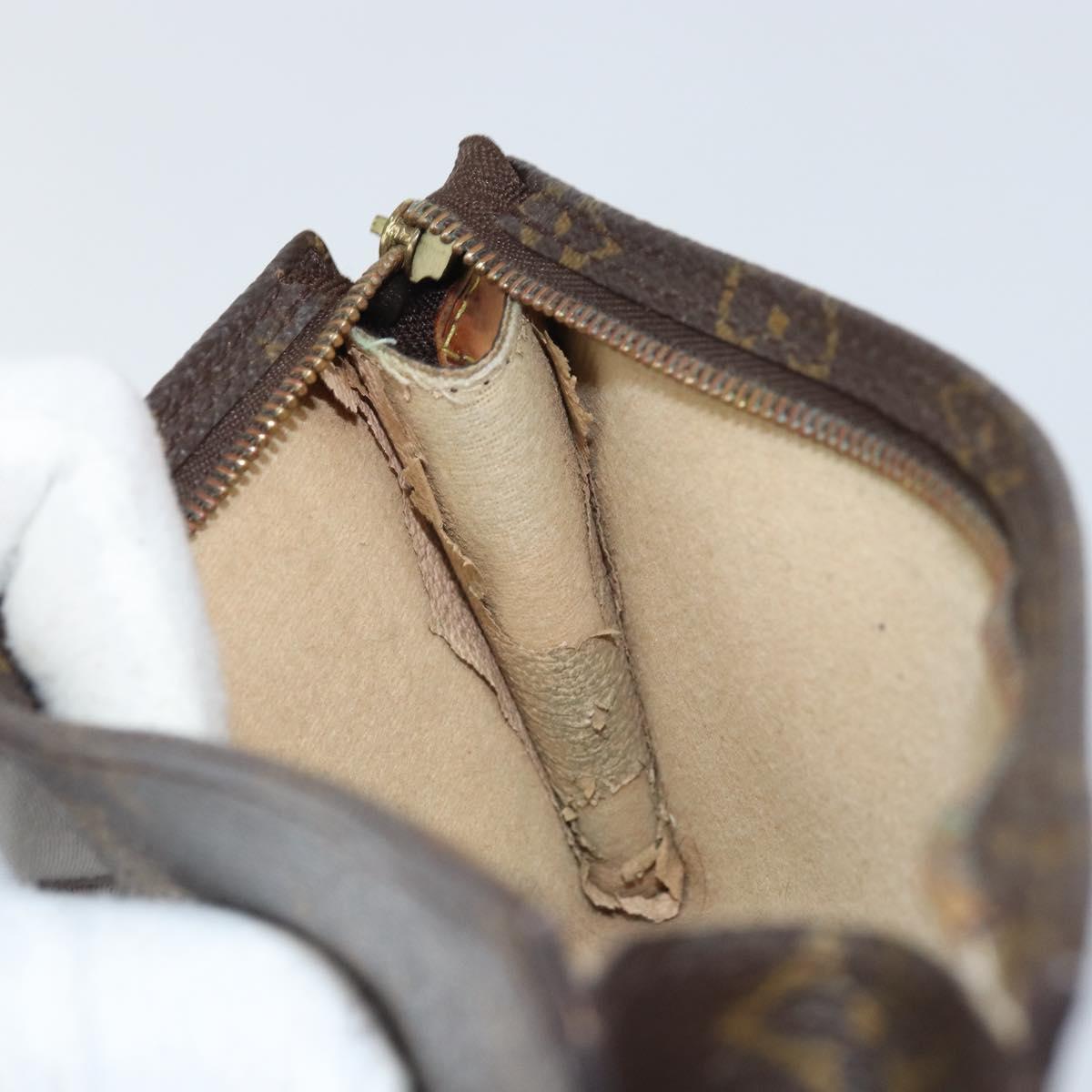 LOUIS VUITTON Monogram Bucket GM Accessory Pouch LV Auth 163449