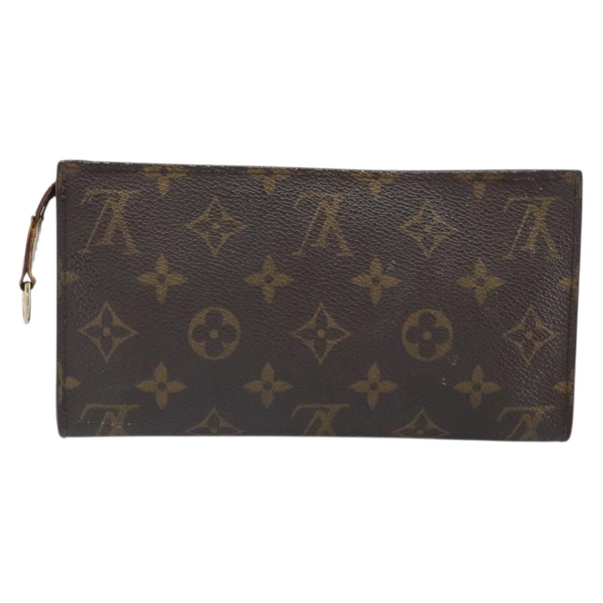 LOUIS VUITTON Monogram Bucket GM Accessory Pouch LV Auth 163449