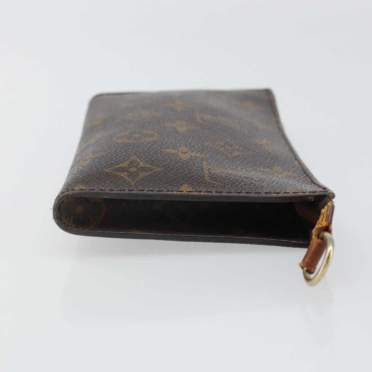 LOUIS VUITTON Monogram Bucket GM Accessory Pouch LV Auth 163449