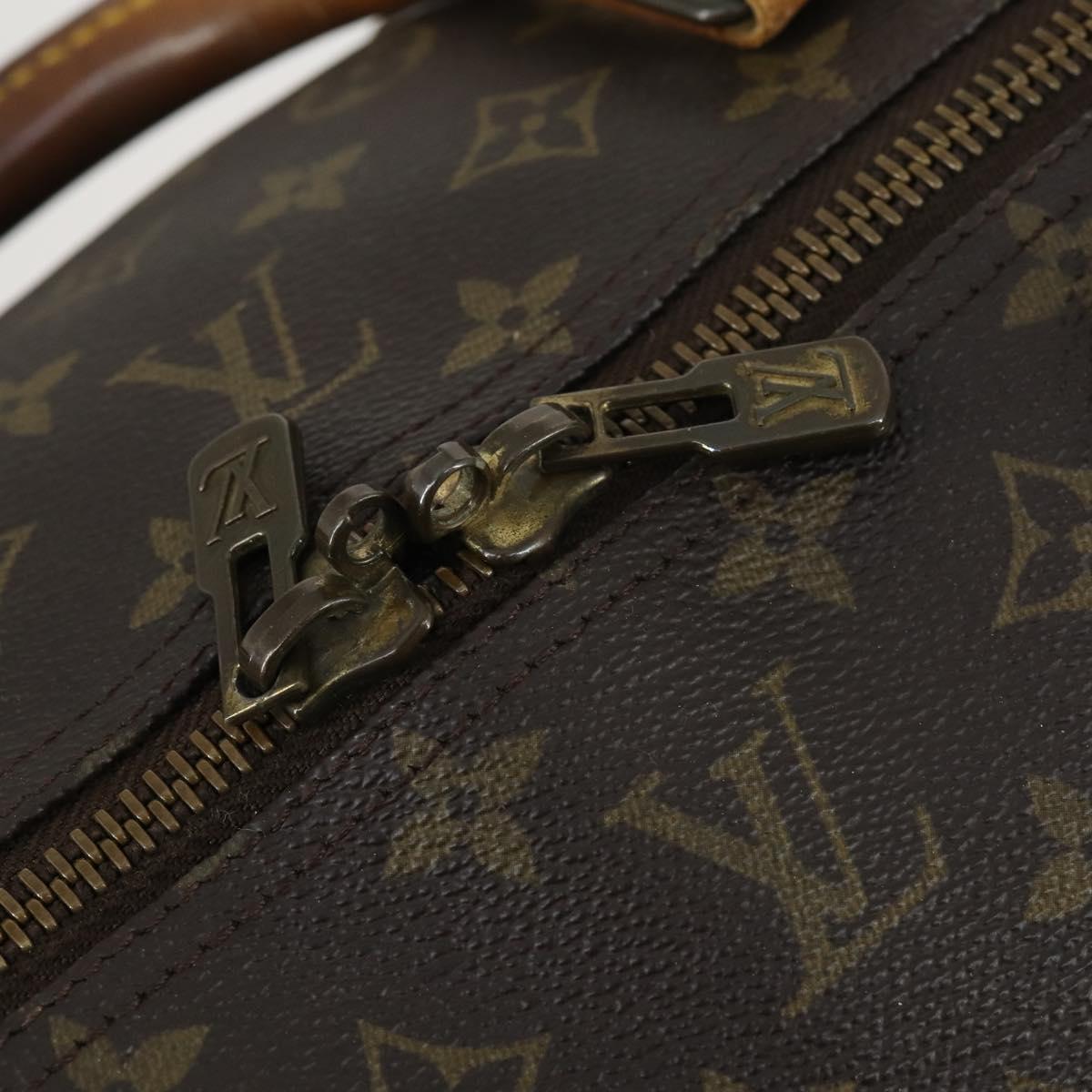 LOUIS VUITTON Monogram Keepall 60 Boston Bag M41422 LV Auth 163458