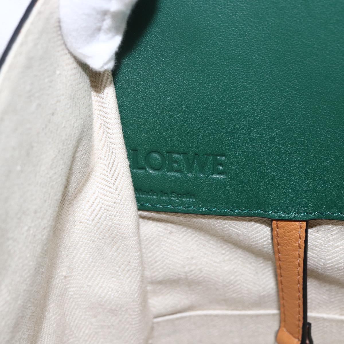 LOEWE Hammock Hand Bag Leather Light Blue Silver Auth 163467SAM