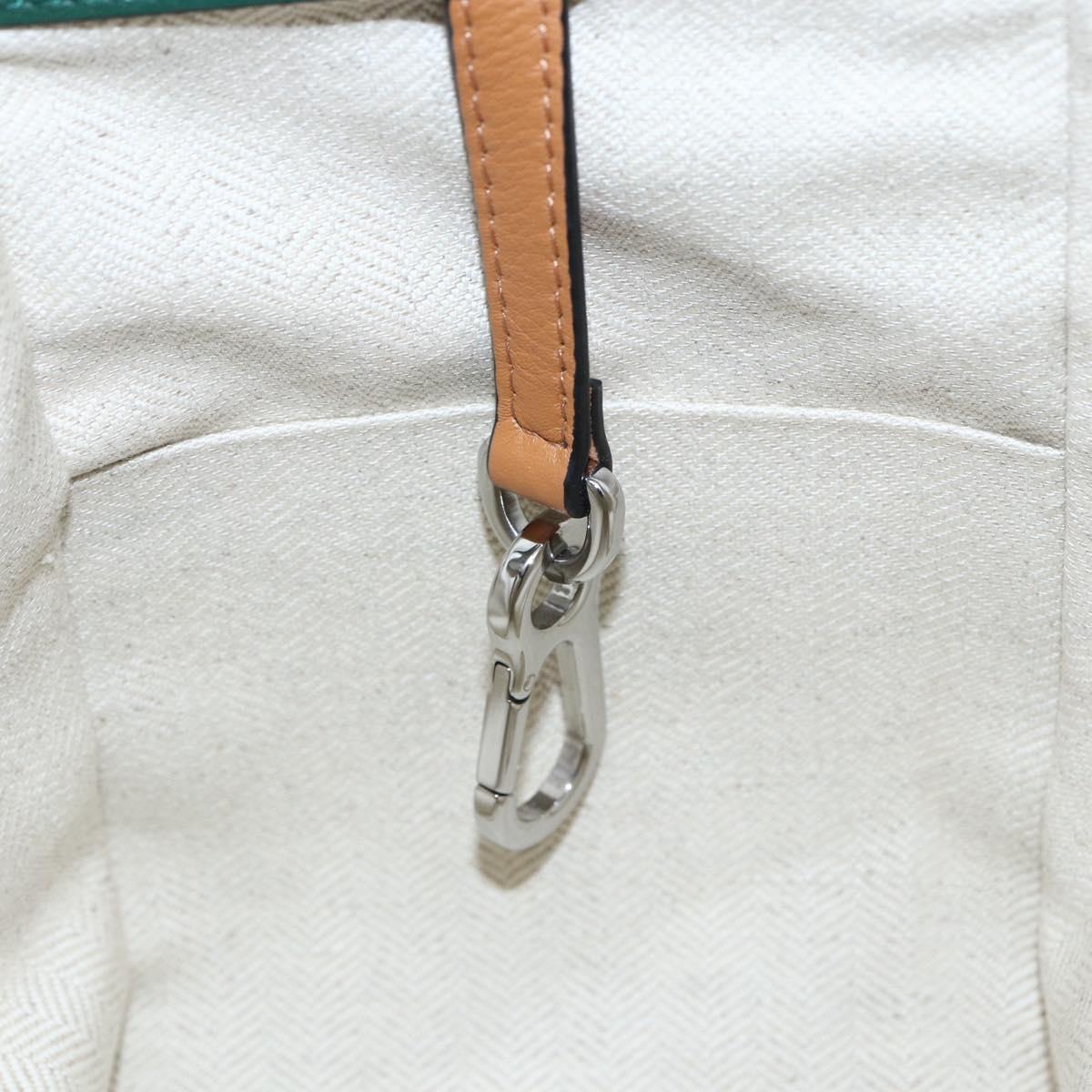 LOEWE Hammock Hand Bag Leather Light Blue Silver Auth 163467SAM