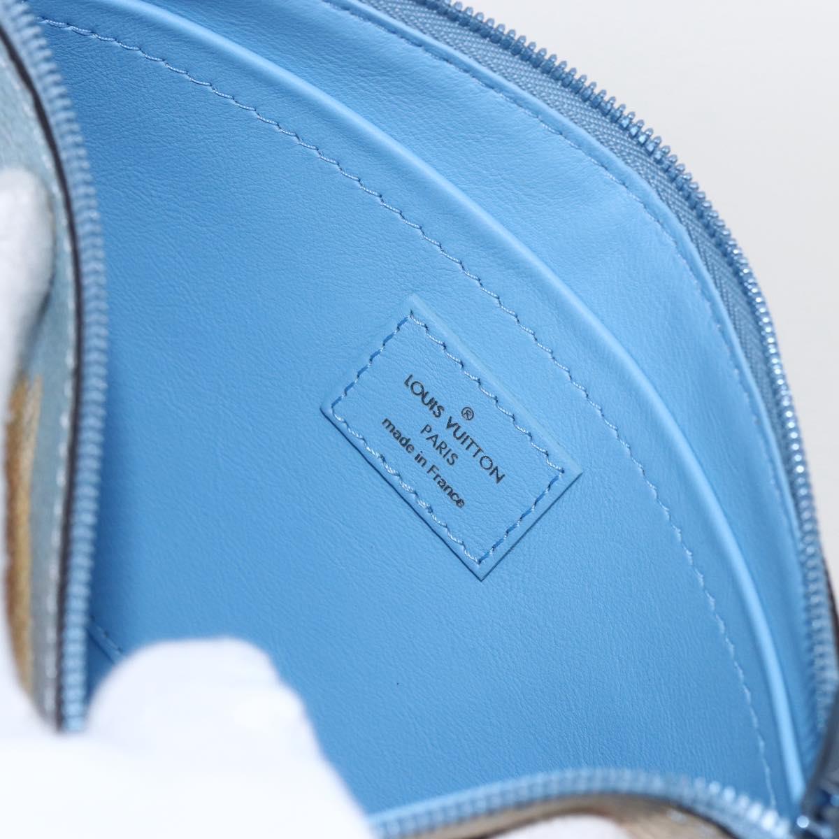 LOUIS VUITTON Masters Collection TURNER Neverfull MM Bag Blue LV Auth 163470SM