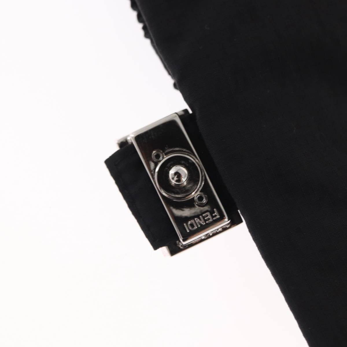 FENDI Leg Warmers Nylon Black Auth 163473V