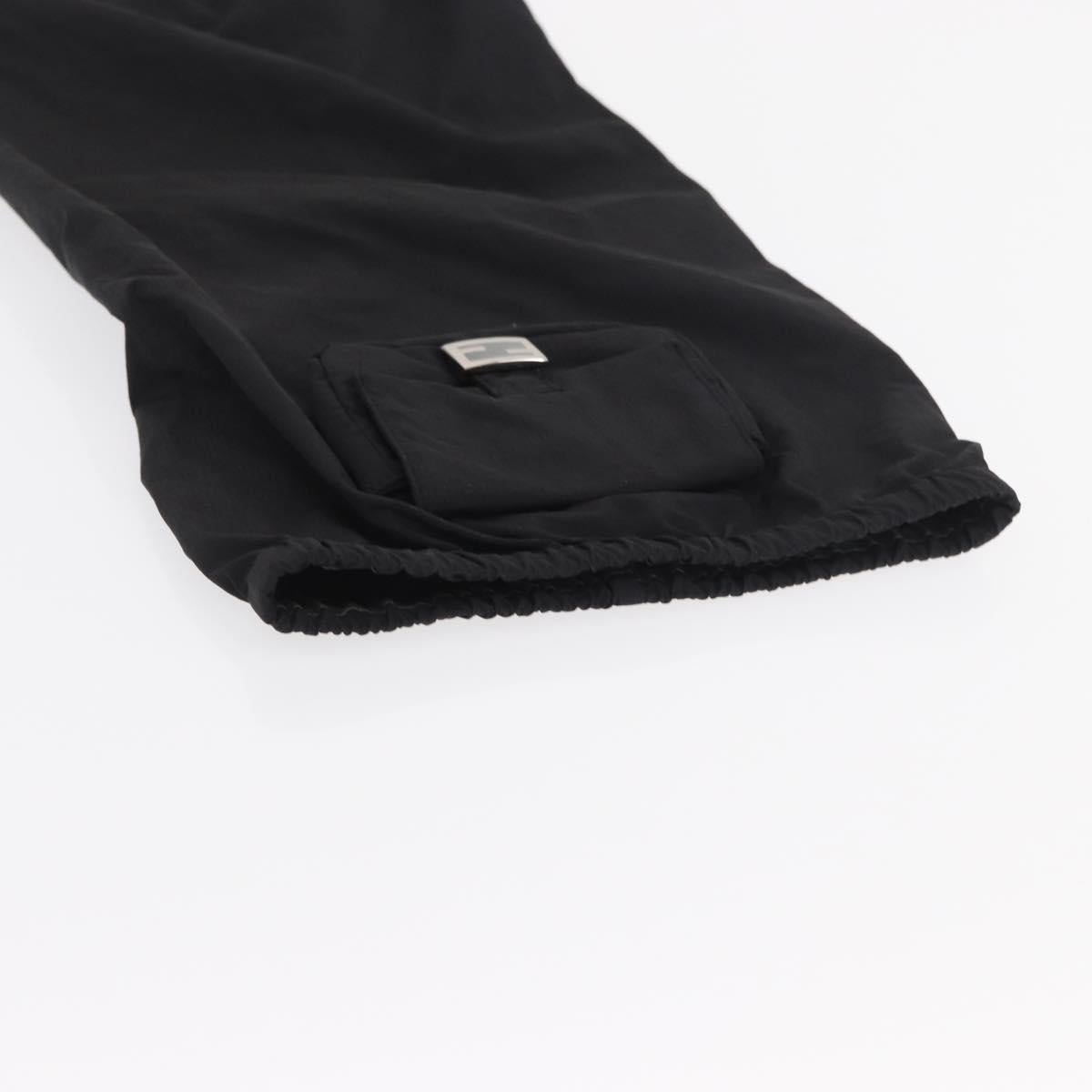 FENDI Leg Warmers Nylon Black Auth 163473V