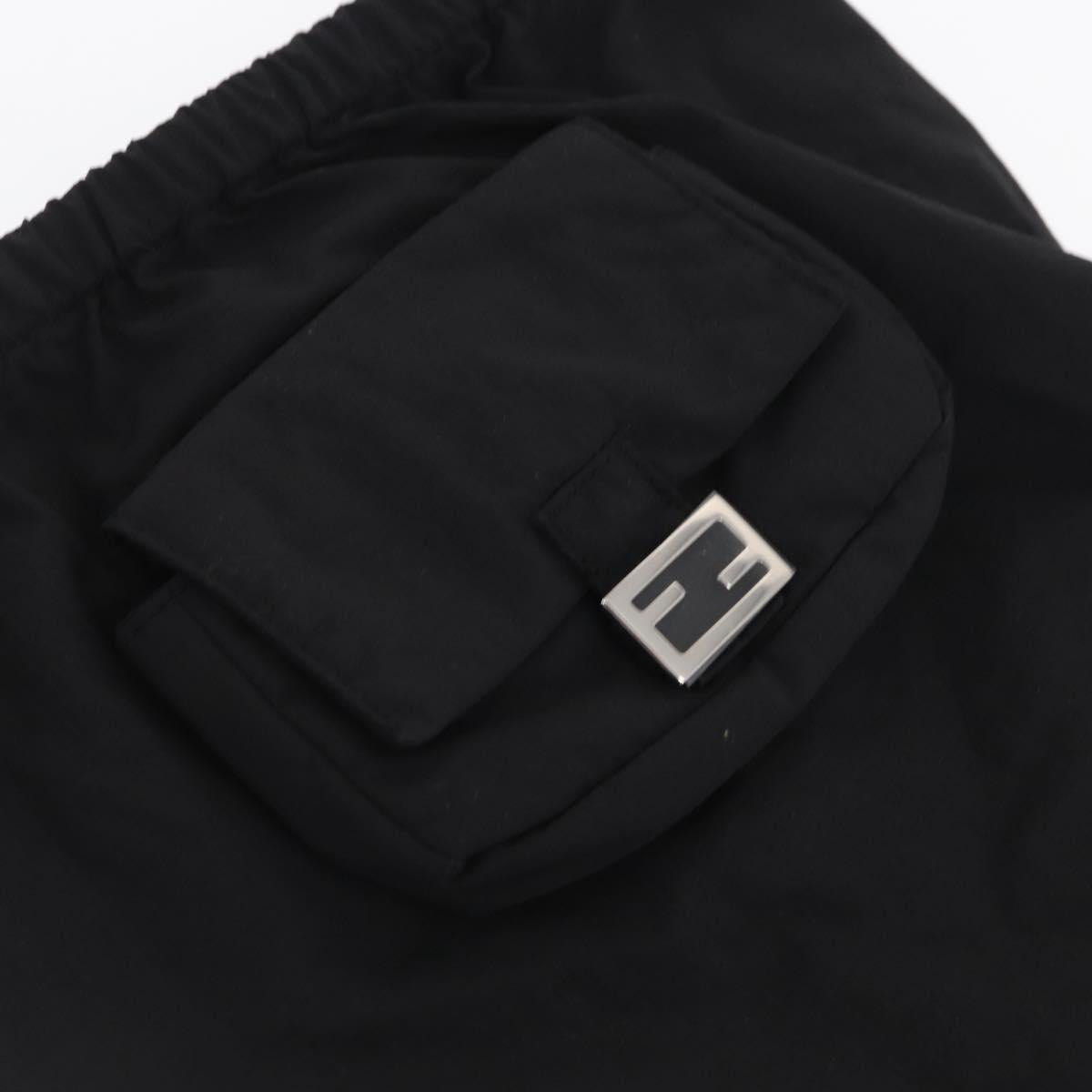 FENDI Leg Warmers Nylon Black Auth 163473V