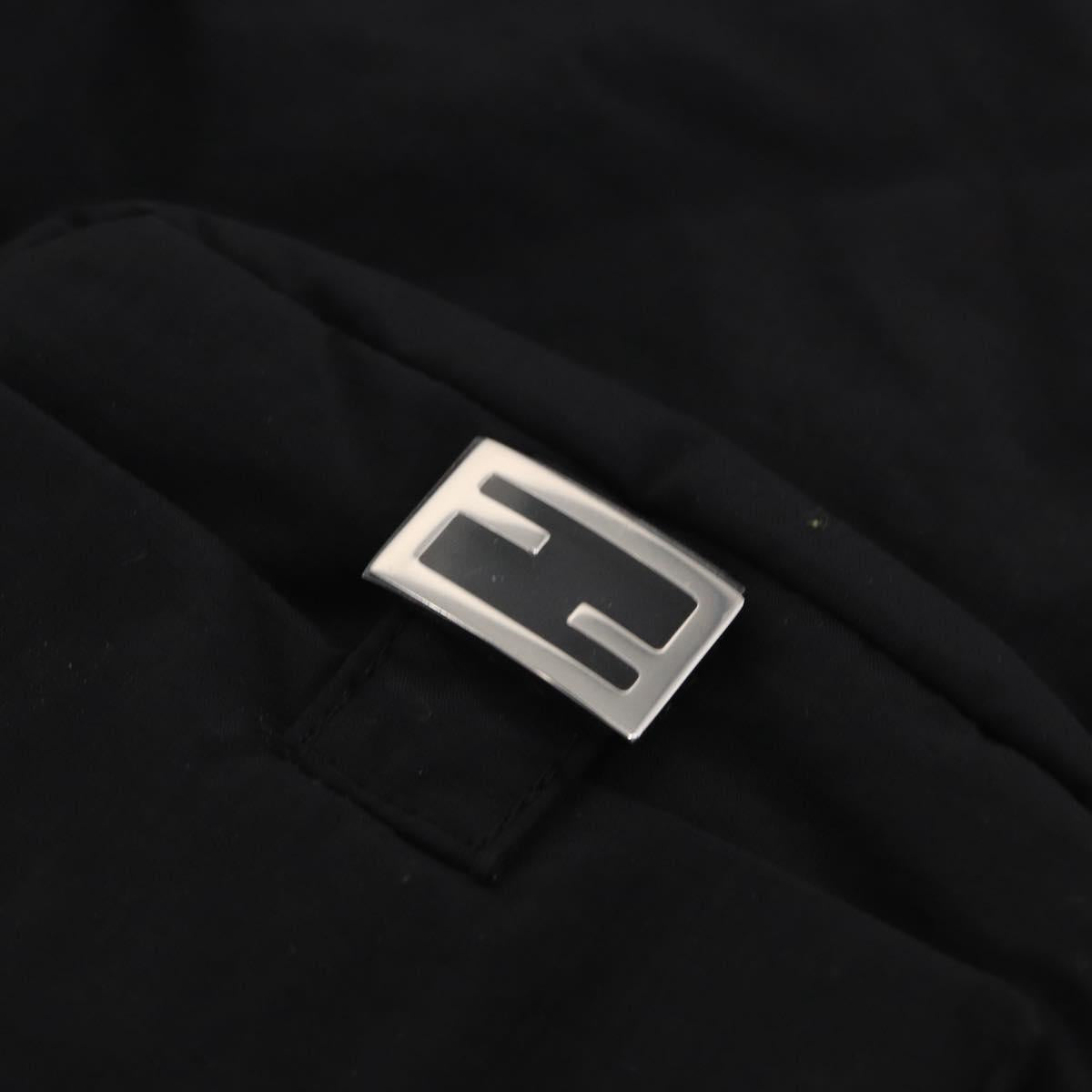 FENDI Leg Warmers Nylon Black Auth 163473V