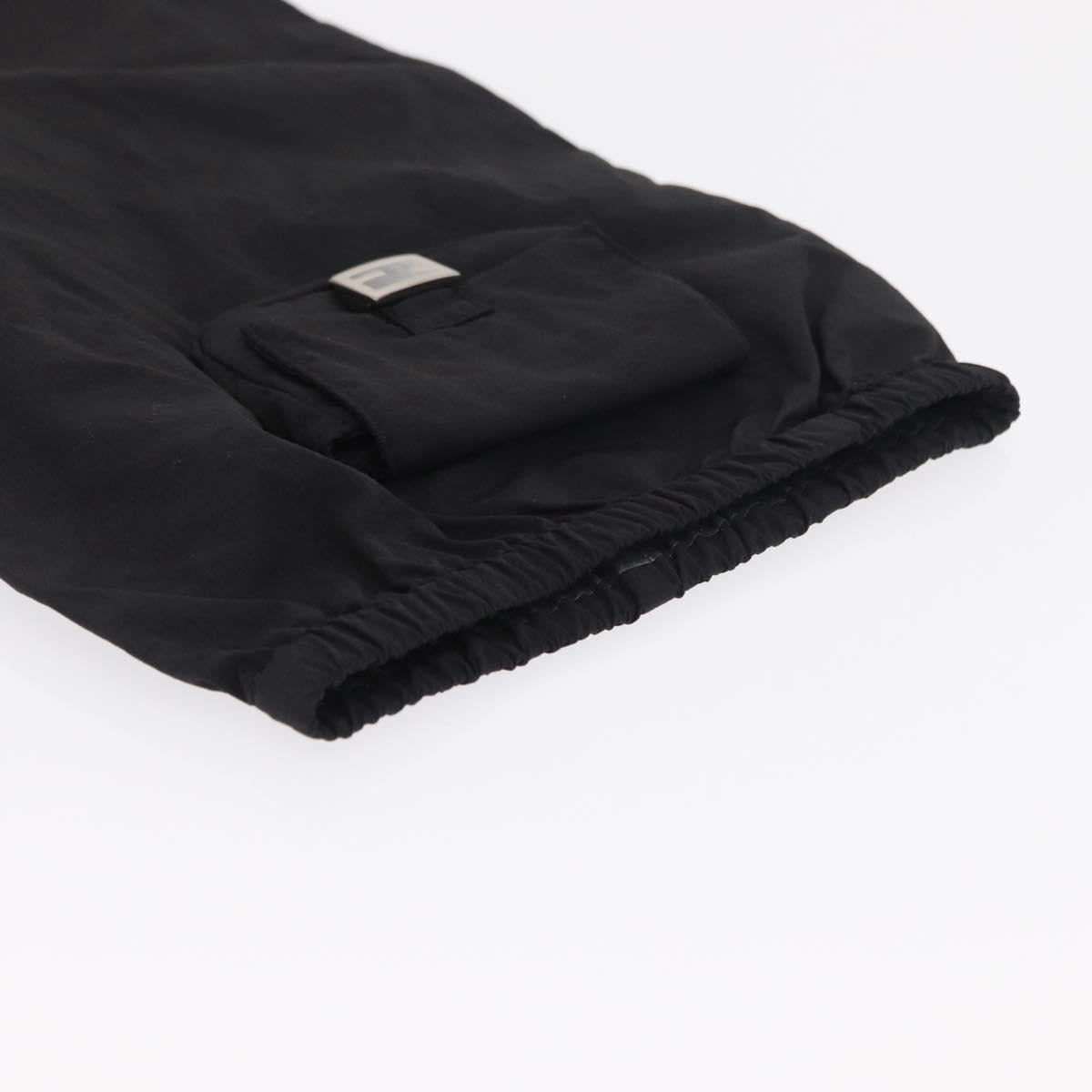 FENDI Leg Warmers Nylon Black Auth 163473V