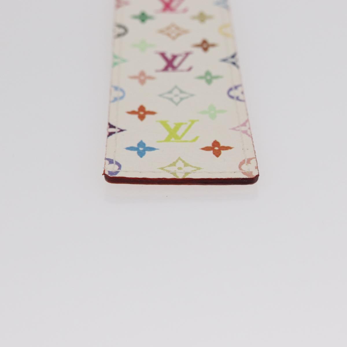 LOUIS VUITTON Monogram Multicolor Mark Page Kadu Bookmark M99196 LV Auth 163475V