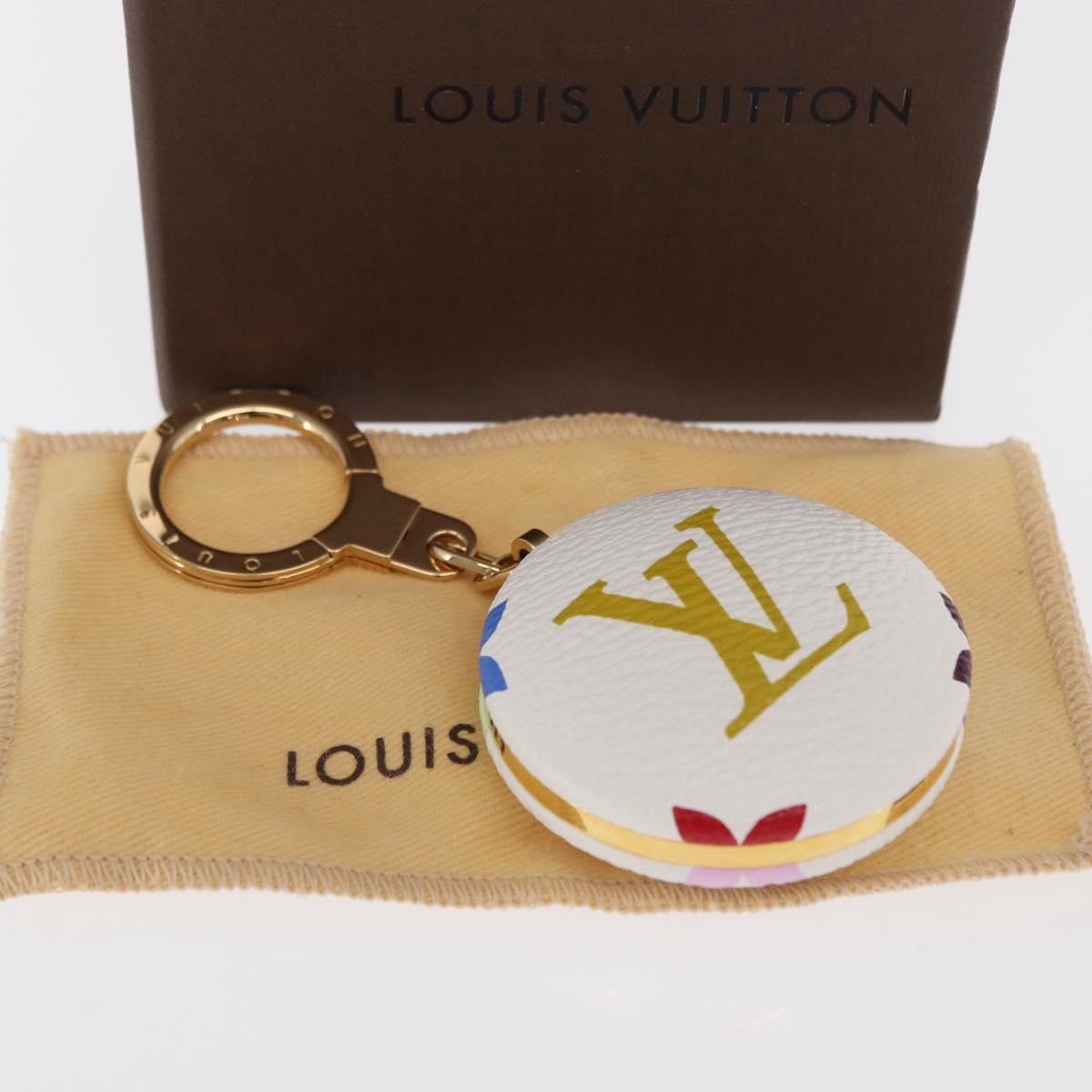 LOUIS VUITTON Monogram Multicolor Astropill Charm White M51911 LV Auth 163476SAV