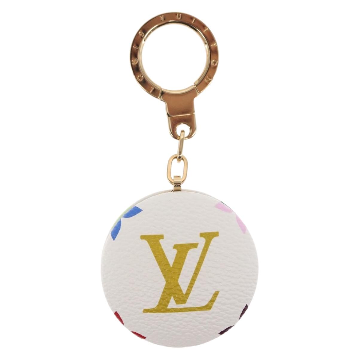 LOUIS VUITTON Monogram Multicolor Astropill Charm White M51911 LV Auth 163476SAV