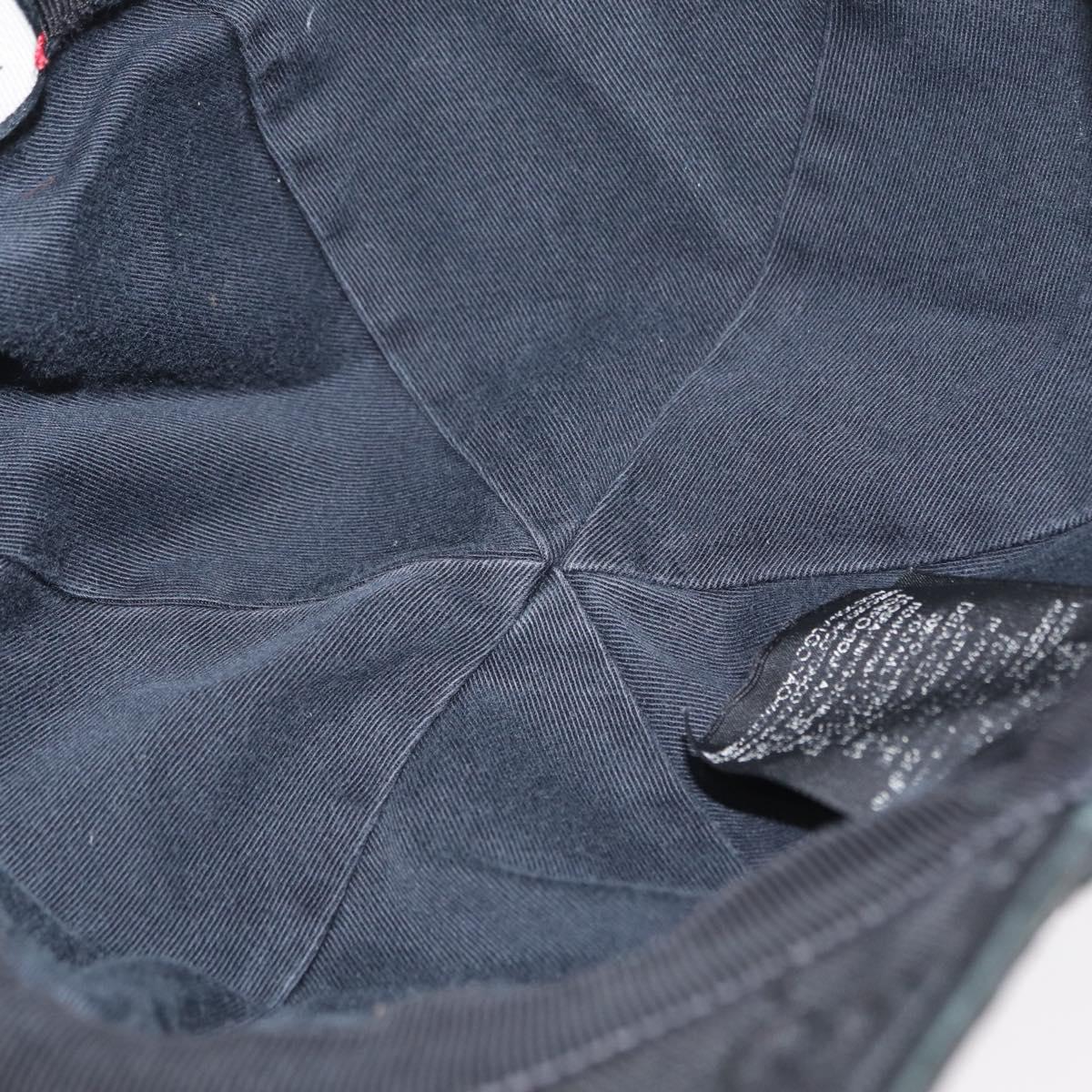GUCCI GG Canvas Web Sherry Line Cap Black Red Green 200035 Auth 163480