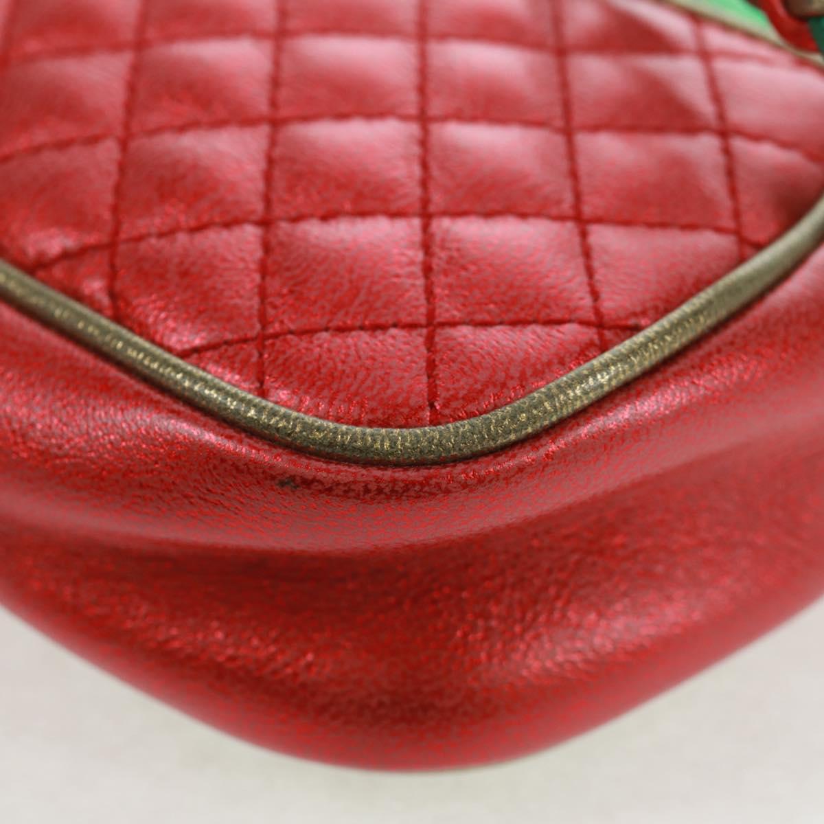 GUCCI Zumi Shoulder Bag Leather Multicolor Gold 534951 Auth 163498V