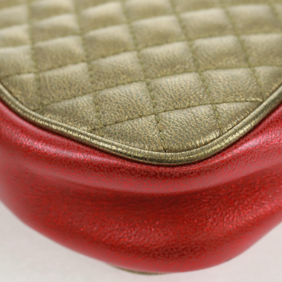 GUCCI Zumi Shoulder Bag Leather Multicolor Gold 534951 Auth 163498V