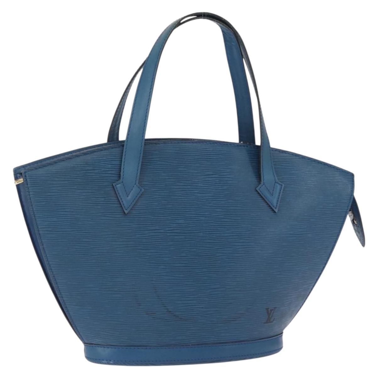LOUIS VUITTON Epi Saint Jacques Shoulder Bag Blue M52275 LV Auth 163506