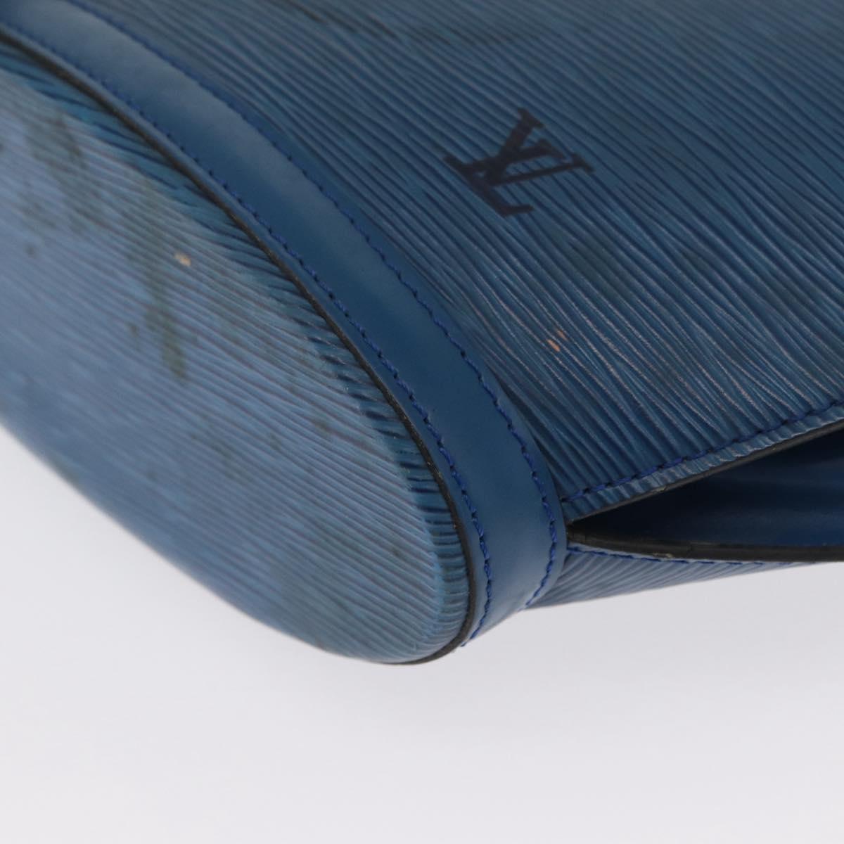 LOUIS VUITTON Epi Saint Jacques Shoulder Bag Blue M52275 LV Auth 163506