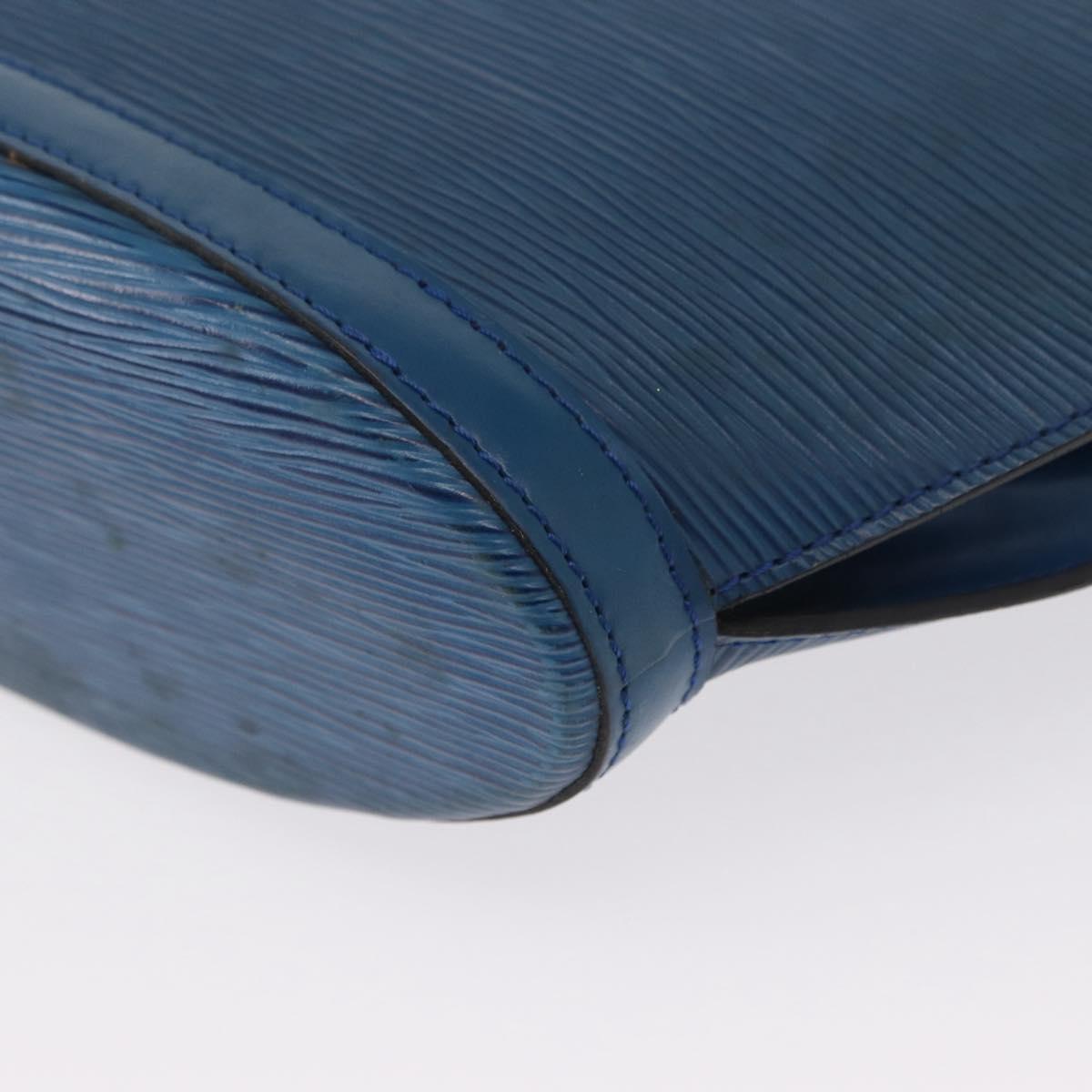 LOUIS VUITTON Epi Saint Jacques Shoulder Bag Blue M52275 LV Auth 163506
