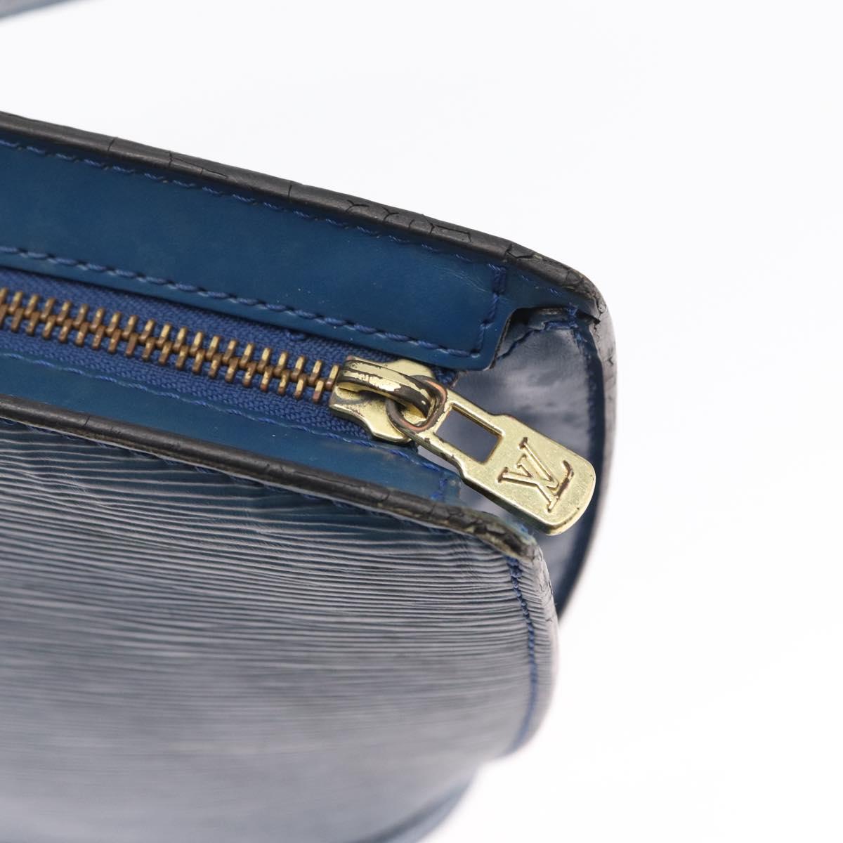 LOUIS VUITTON Epi Saint Jacques Shoulder Bag Blue M52275 LV Auth 163506