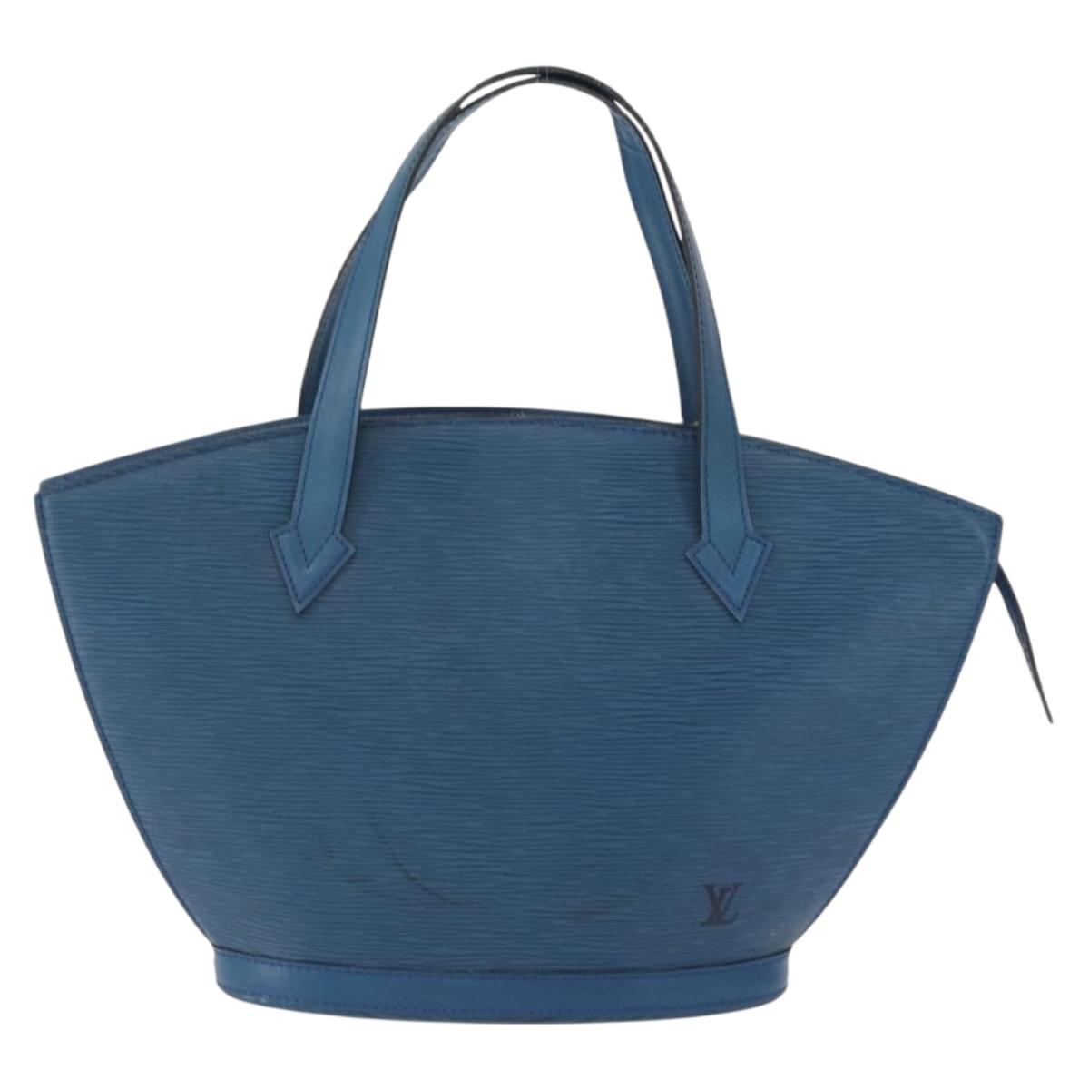 LOUIS VUITTON Epi Saint Jacques Shoulder Bag Blue M52275 LV Auth 163506