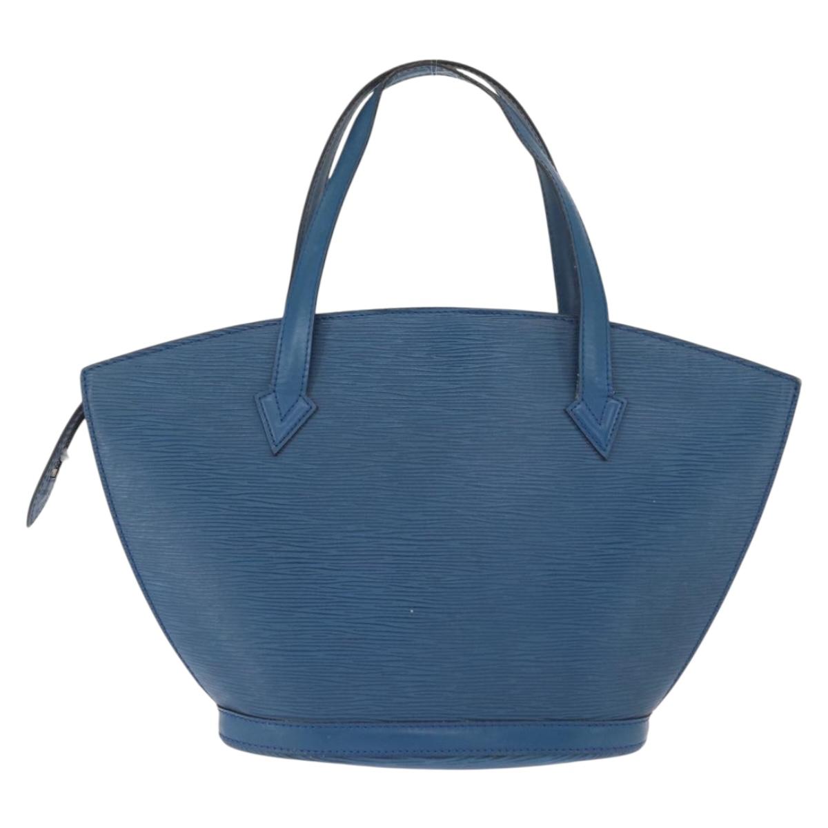 LOUIS VUITTON Epi Saint Jacques Shoulder Bag Blue M52275 LV Auth 163506