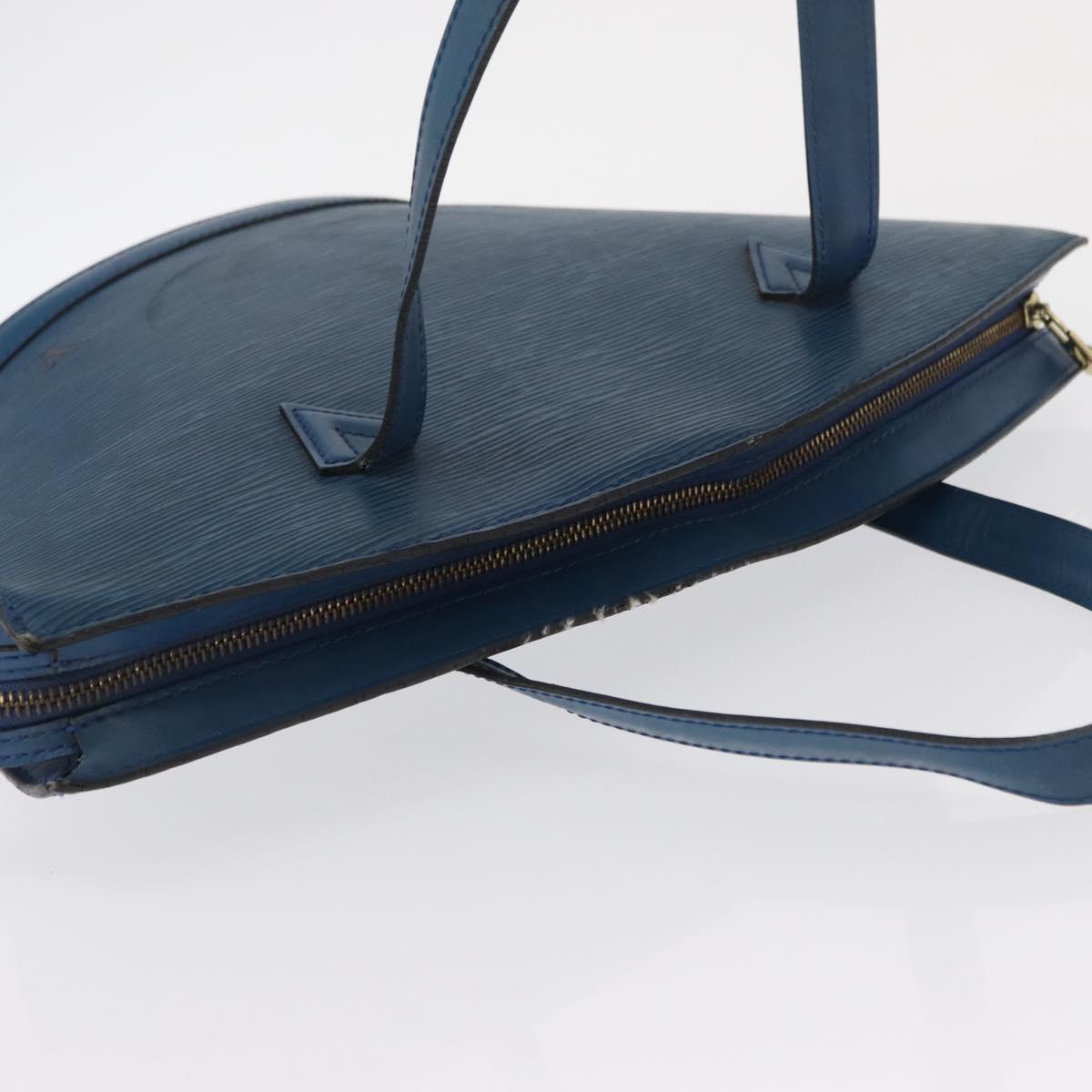 LOUIS VUITTON Epi Saint Jacques Shoulder Bag Blue M52275 LV Auth 163506