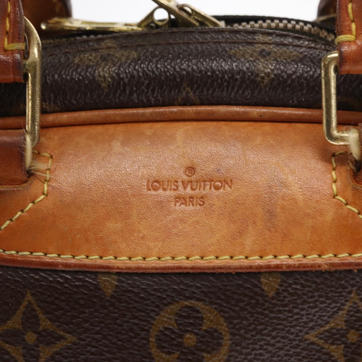 LOUIS VUITTON Monogram Trouville Hand Bag M42228 LV Auth 163513
