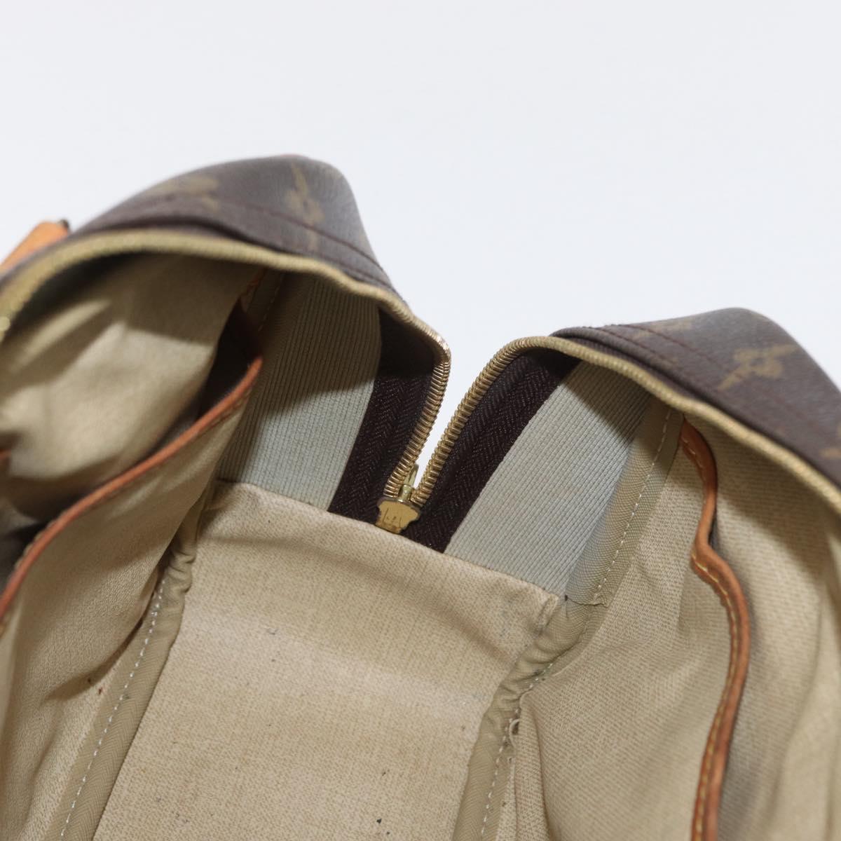 LOUIS VUITTON Monogram Trouville Hand Bag M42228 LV Auth 163513