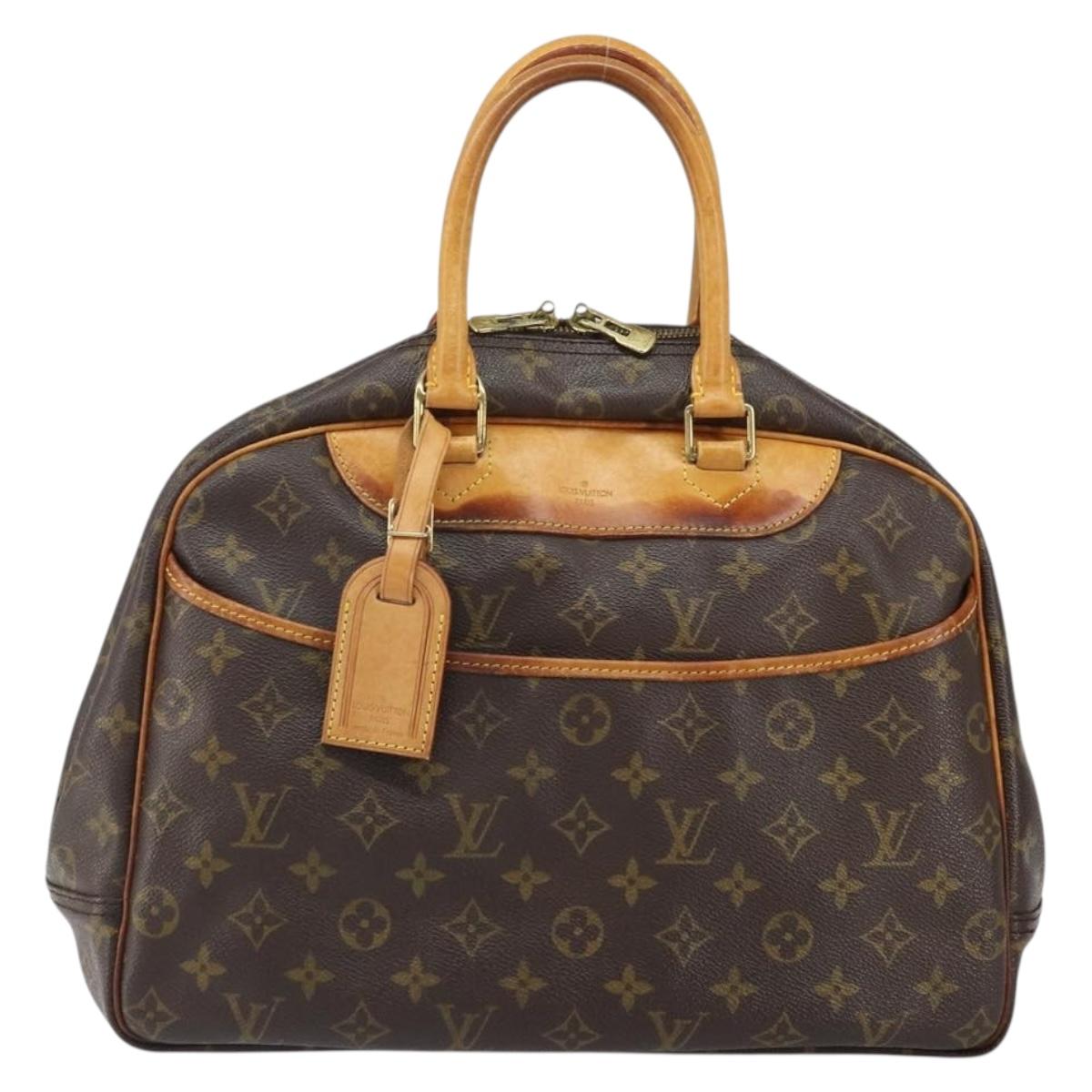 LOUIS VUITTON Monogram Deauville Hand Bag M47270 LV Auth 163514
