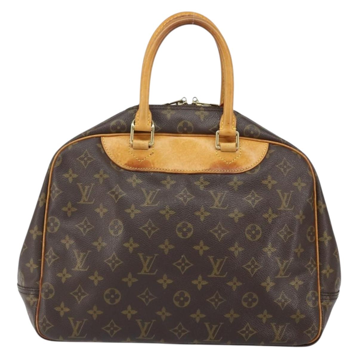 LOUIS VUITTON Monogram Deauville Hand Bag M47270 LV Auth 163514