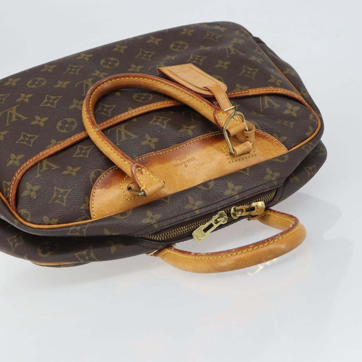 LOUIS VUITTON Monogram Deauville Hand Bag M47270 LV Auth 163514