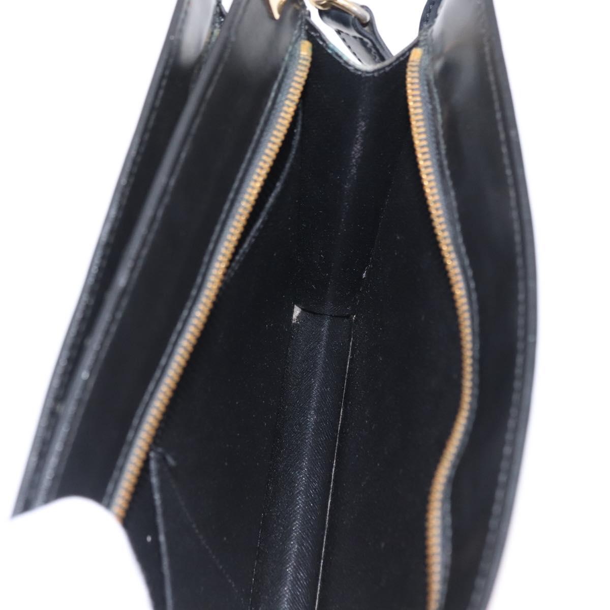 LOUIS VUITTON Epi Angian Shoulder Bag 2way Black M52112 LV Auth 163521