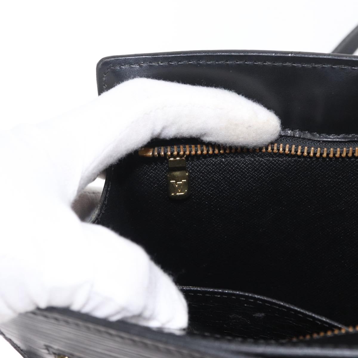 LOUIS VUITTON Epi Angian Shoulder Bag 2way Black M52112 LV Auth 163521