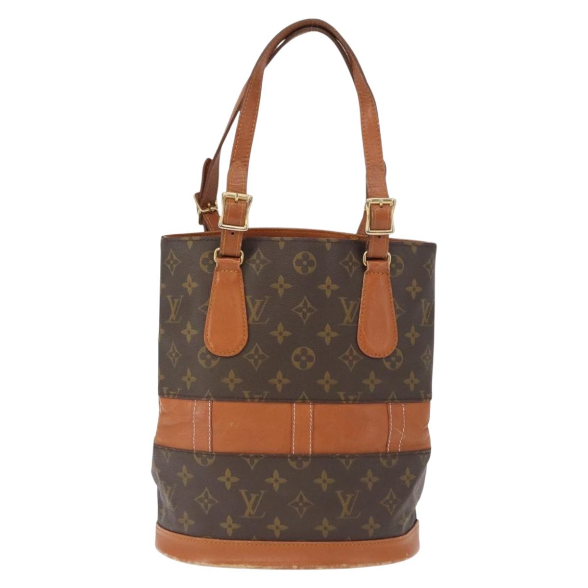 LOUIS VUITTON Monogram Bucket PM Shoulder Bag USA limited M42238 LV Auth 163583