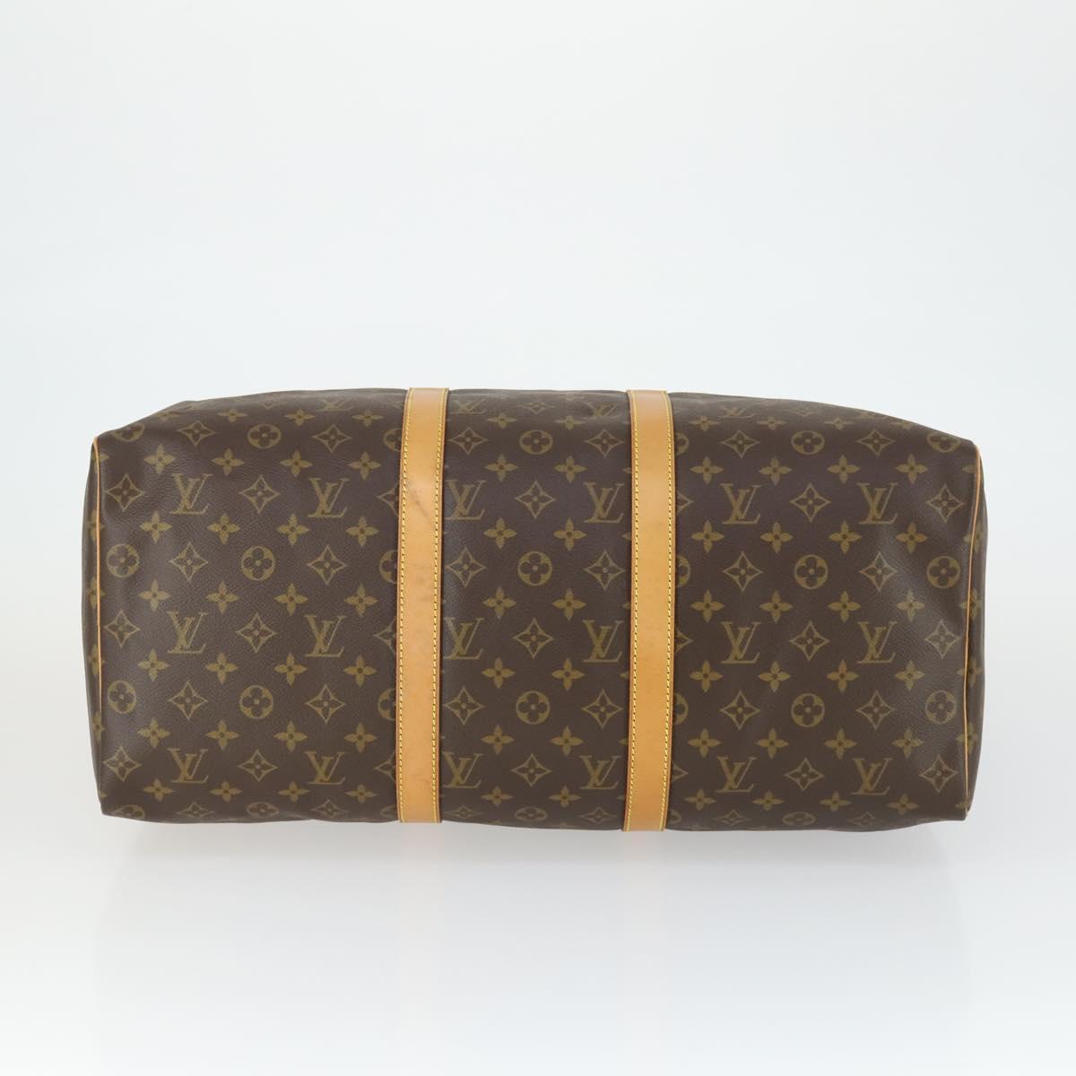 LOUIS VUITTON Monogram Keepall 50 Boston Bag M41426 LV Auth 163595V