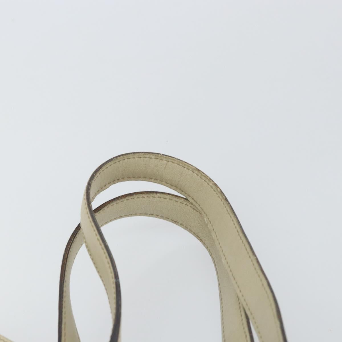 GUCCI GG Canvas Tote Bag Beige Gold 145993 Auth 163599