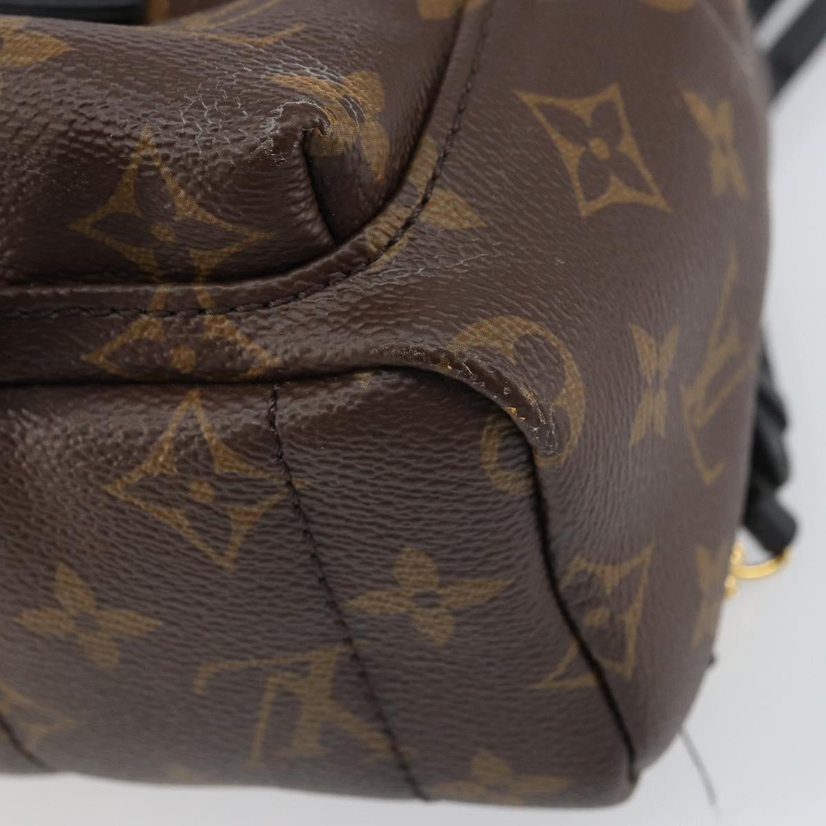 LOUIS VUITTON Monogram Palm Springs MINI Backpack M44873 LV Auth 163606
