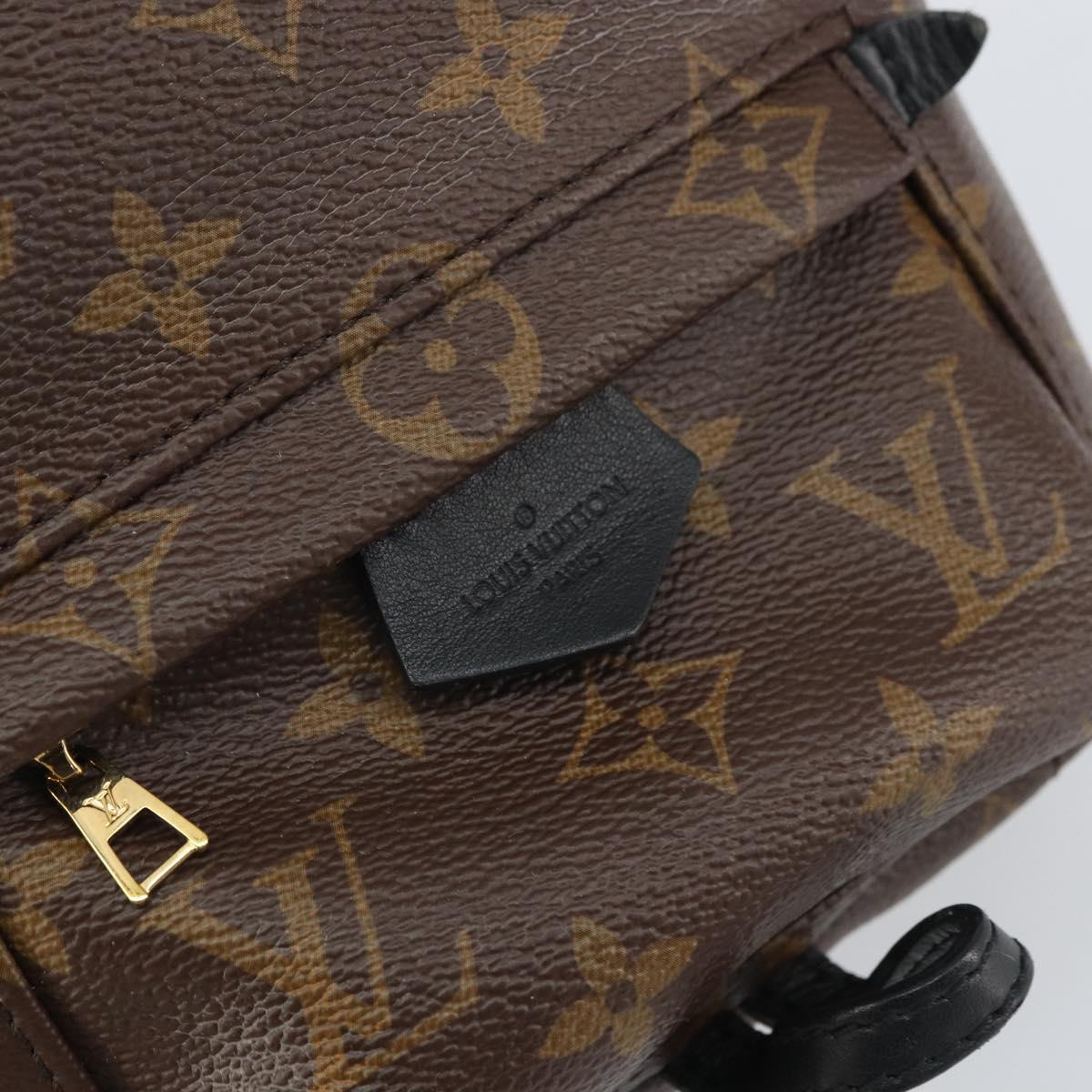 LOUIS VUITTON Monogram Palm Springs MINI Backpack M44873 LV Auth 163606